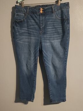 Terra & Sky Women’s Blue Stretch Denim Jeans